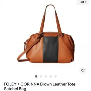 Foley & Corinna brown tote handbag